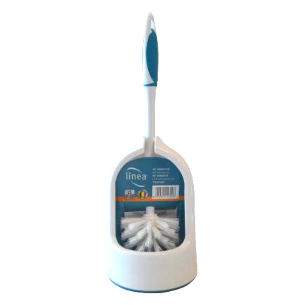 Linea softwise toilet brush set with holder