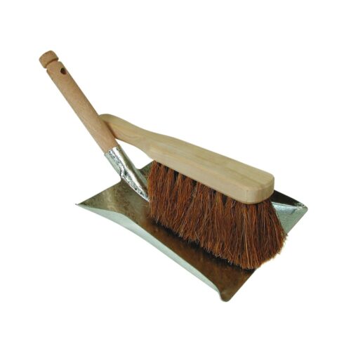 Luva dust can metal with wood duster