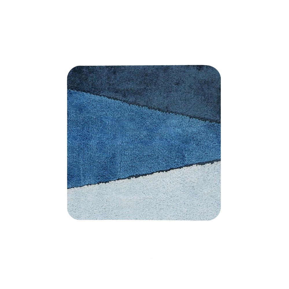Dutch House Dijon bidetmat 60 x 60 cm blue