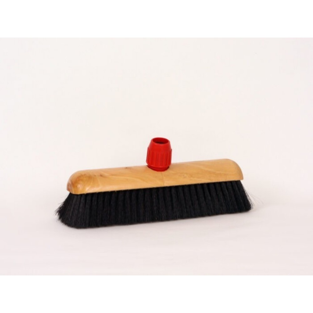 Room sweeper Black Artificial hair 29 Cm With Steel Holder L