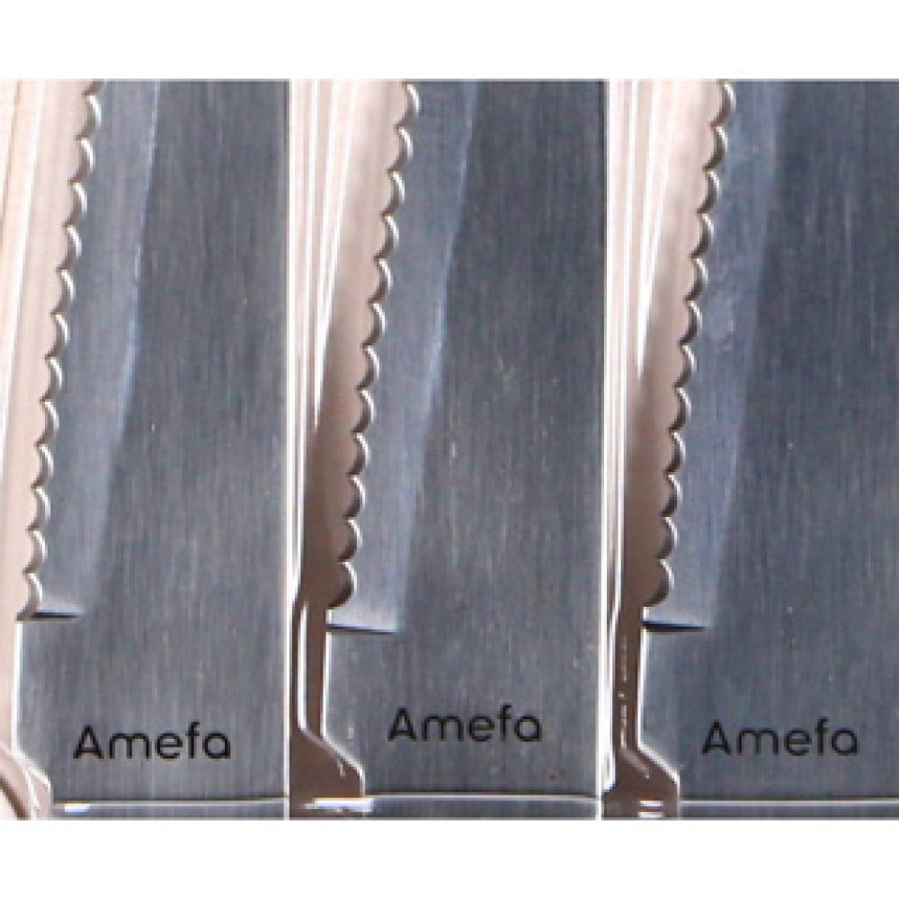 Amefa pizza steakmessen 6 stuks zwart - Image 4