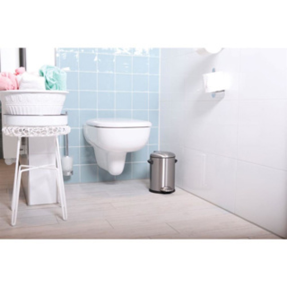 Vepa Bins Pedaalemmer Belle DeLuxe Mat RVS 3 liter EKO