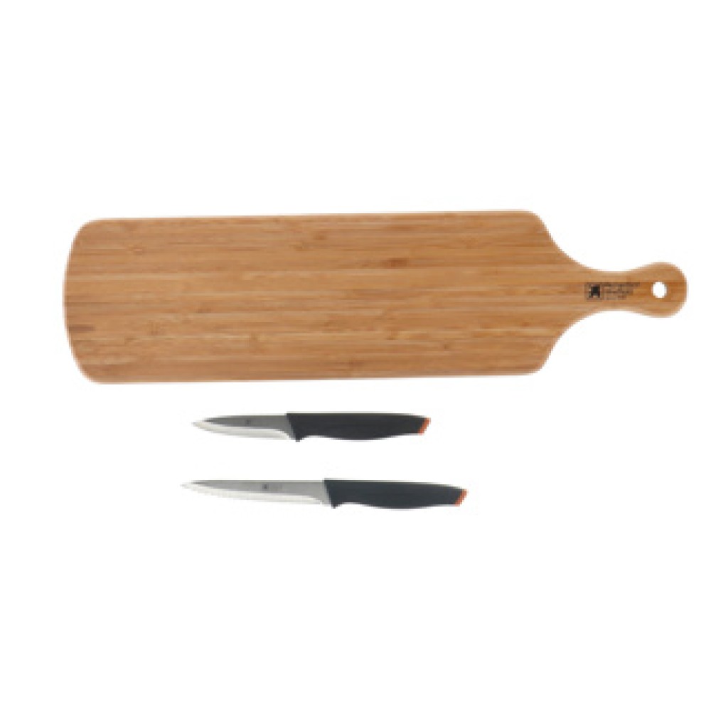 Richardson Sheffield Bamboo Cutting Board Incl 2 Knife