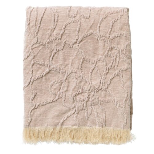 Dutch Decor Florine plaid 140 x 180 cm pumice stone