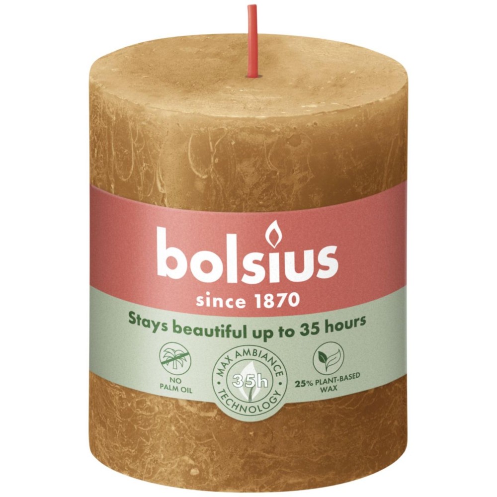 Bolsius Stomp candle Rustic spicy brown 80x68 mm