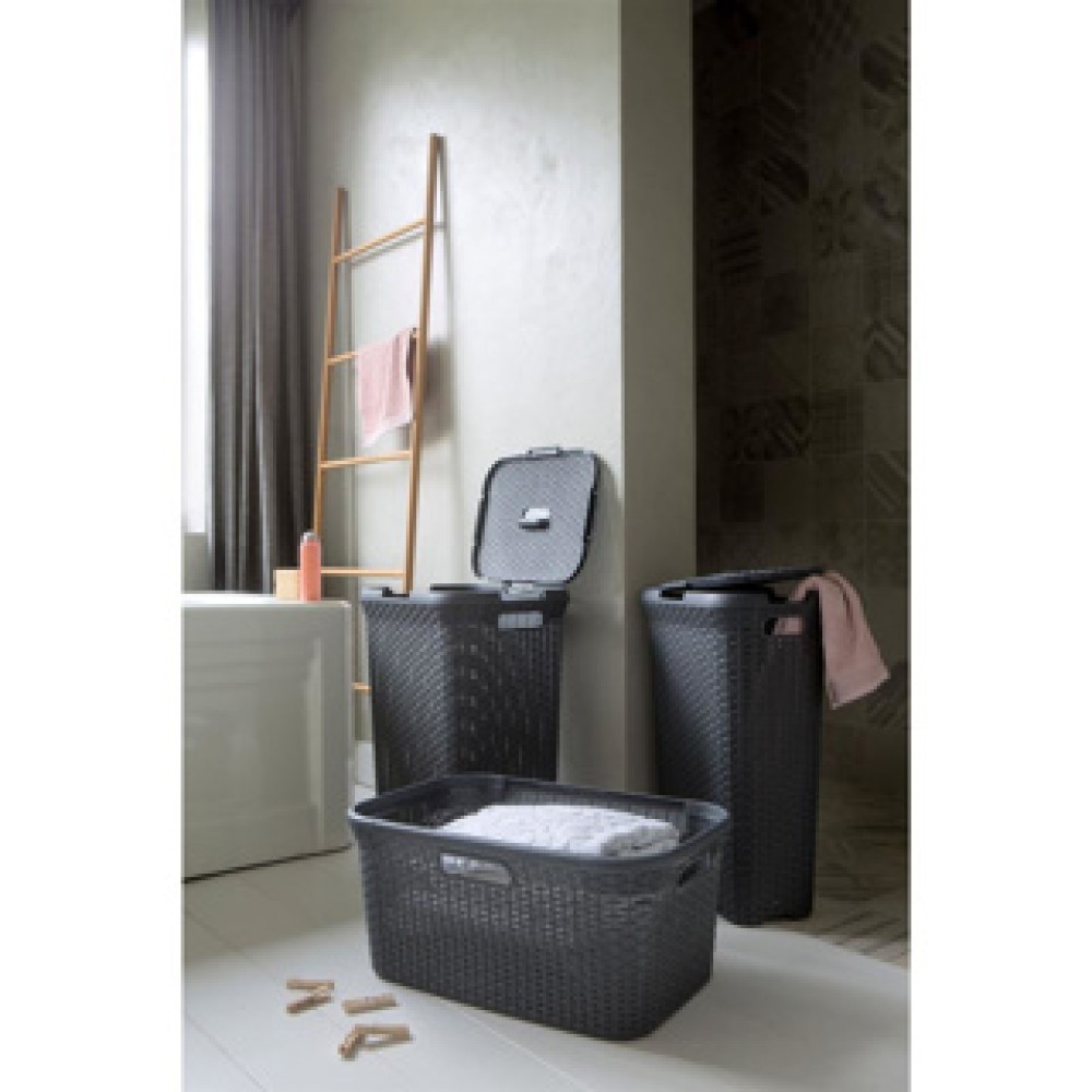 Curver Style Wasmand 45L Antraciet