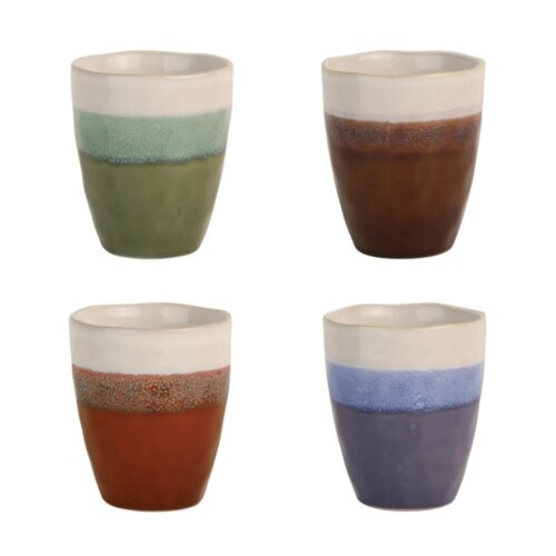 Fuji mok 7 cm 4 assorti (assortiment – willekeurige uitvoering)
