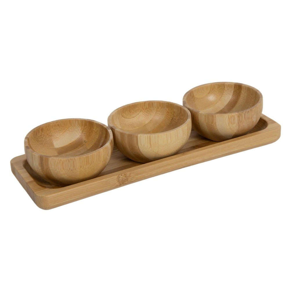 Bamboe tapasset 4dlg 21x7x4,4cm FSC 100%