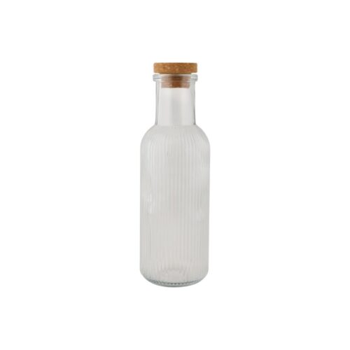 Fles Raya 1L transparant met kurk