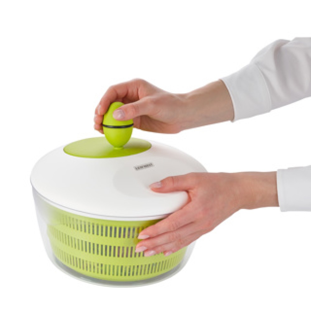 Leifheit trend lettuce centrifuge 4 l white-lime