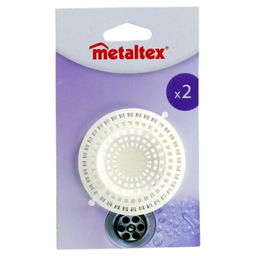 Metaltex Sink Filter White 2 pieces