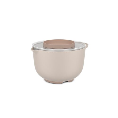 Beslagkom 3l met spatdeksel chalk