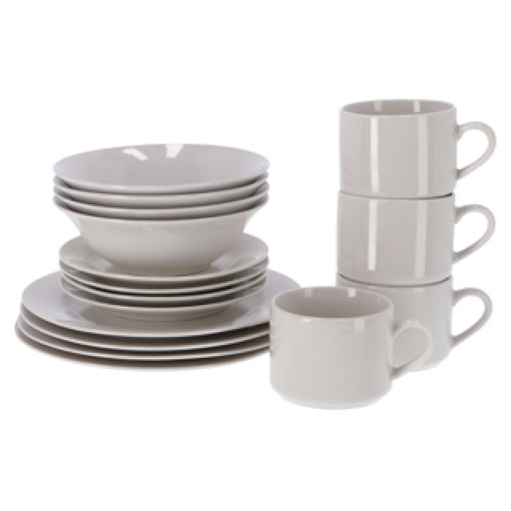 Alpina Breakfast Set 16-white