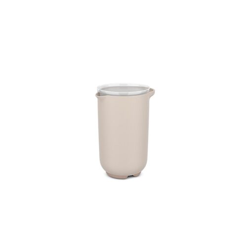 Mixer cup 1l with lid chalk