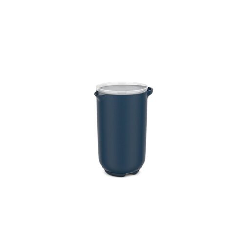 Mixbeker 1l met deksel navy
