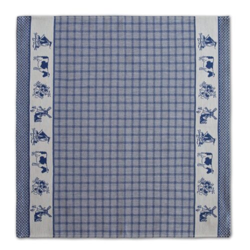 DDDDD Dutch tea towel 60 x 65 blue