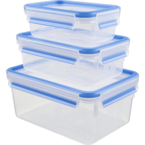 Tefal Fresh 0.55/1.0/2.2L,100% lekvrij, 3 stuks