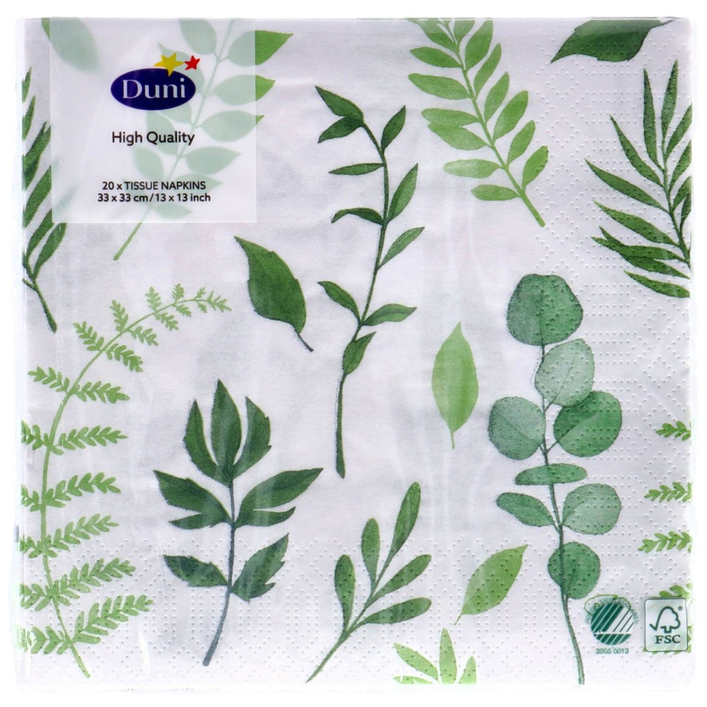 Servetten Greenery 33x33 cm