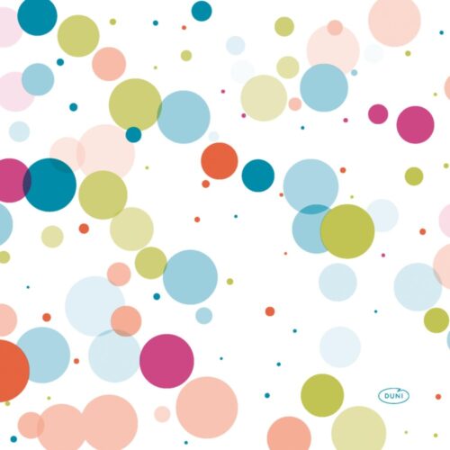 Napkins Festive Bubbles Multi 33x33 cm