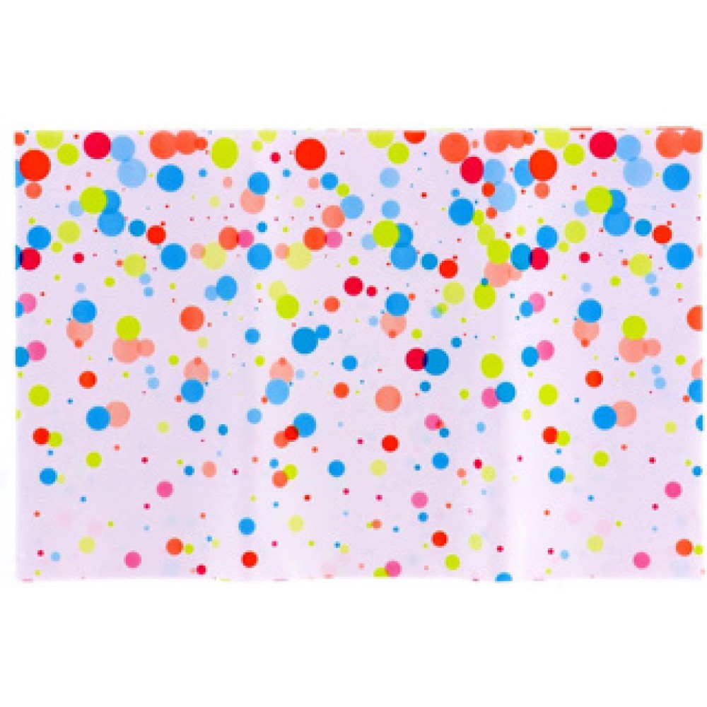 Tablecloth Festive Bubbles Multi 138x220 cm