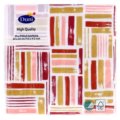 Servetten Golden Impuls 24x24 cm