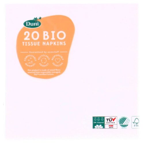 White napkins 33x33 Cm