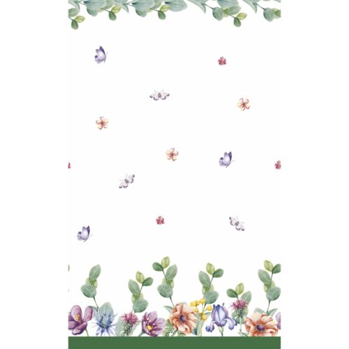 Duni tafellaken breezy butterflies  138 x 220 cm