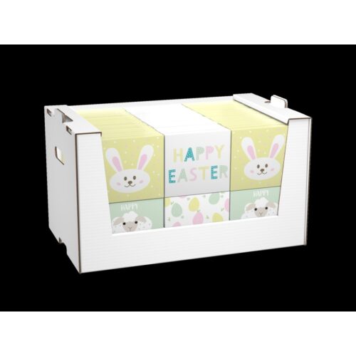 Easter napkins easter box assorti (range of random version))