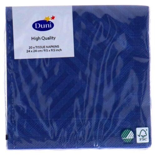 Napkins Mosaic Dark Blue 24x24 cm