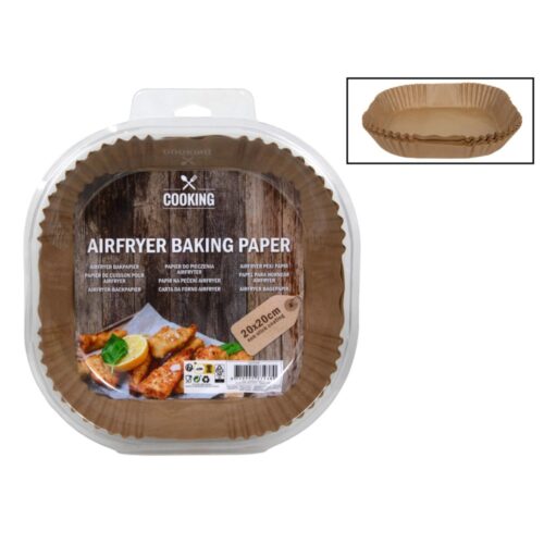 Airfryer Bakpapier 20 Cm 50 Stuks