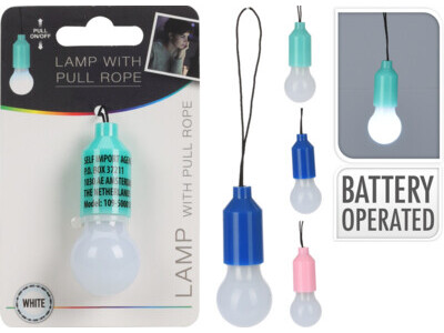 Lamp mini trekkoord sleutelhan