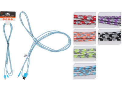Laad en data kabel 3m micro-us