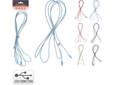 Laad en data kabel 3m type-c