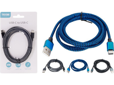 Usb laad en data kabel 3ass