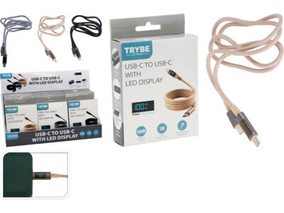 Usb laad en data kabel 3ass