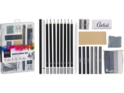 Schets set van 29sts
