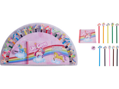 Kleurpotloden met gum set 22