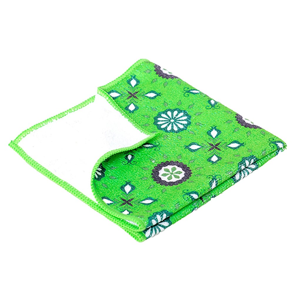 Clean home microfibre kitchen cloth with print 30x30cm