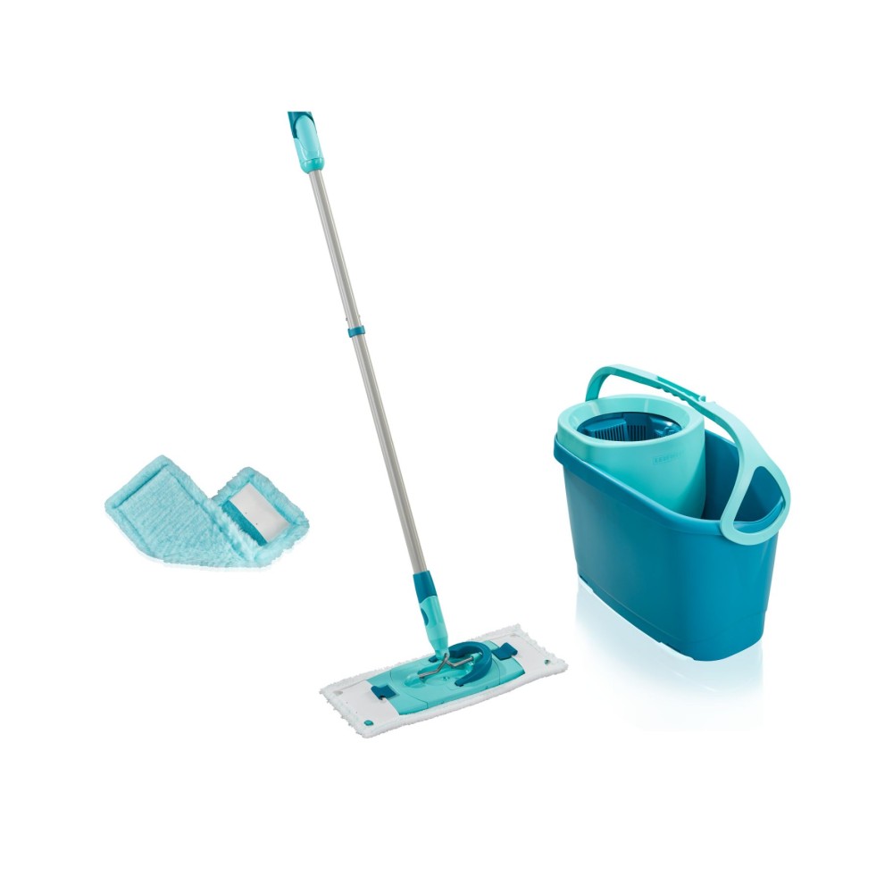 Leifheit clean twist floor wiper m Velcro ergo - 33 cm mop set complete + static cloth