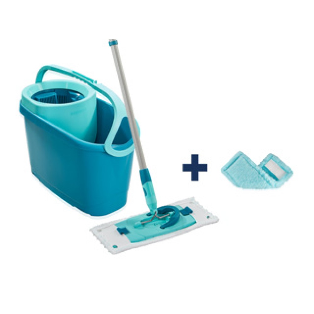 Leifheit clean twist floor wiper m Velcro ergo - 33 cm mop set complete + static cloth - Image 3