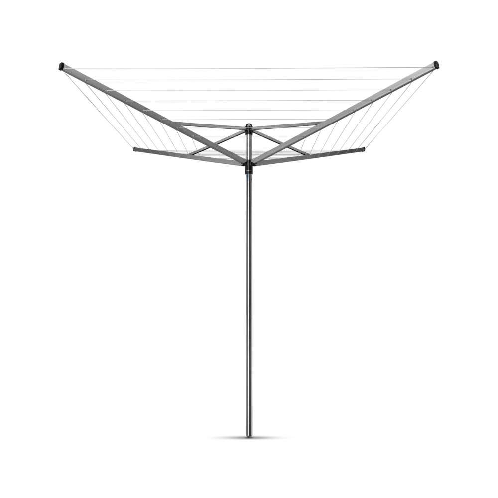 Brabantia Topspinner 40m + grondanker - Metallic Grey
