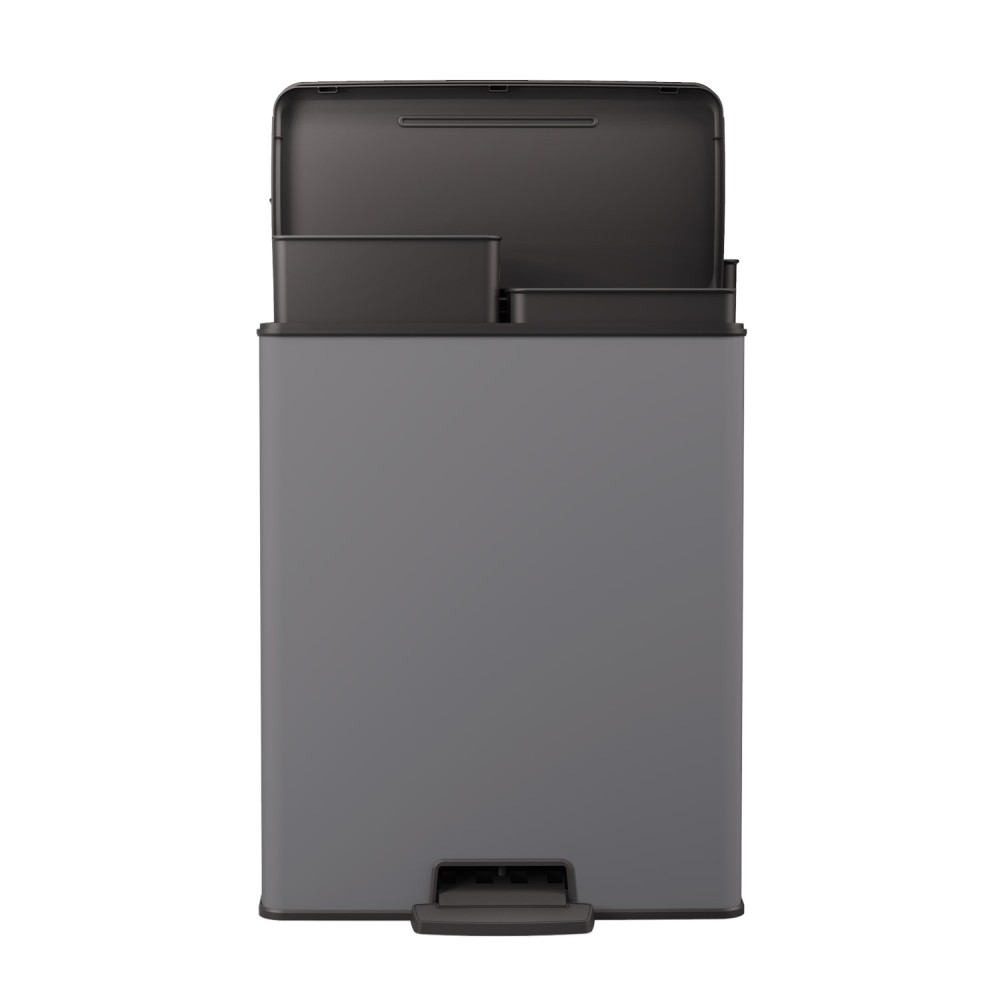 Curver Pedal Bin Decobin Duo 26L/26L Cool Grey
