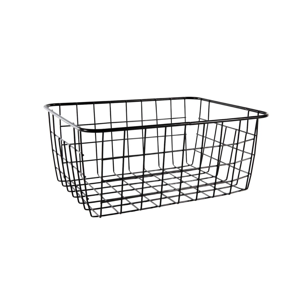 Wire basket 20x15,5x8cm matt black