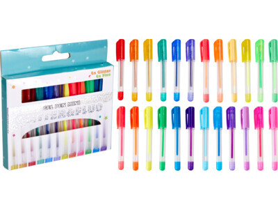 Gelpen mini set van 12sts 2ass