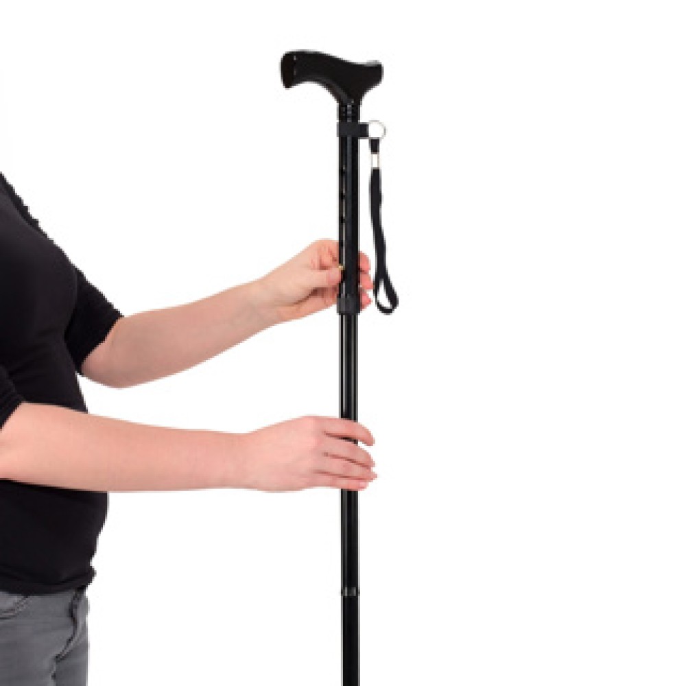 Vitility walking stick foldable black - Image 5