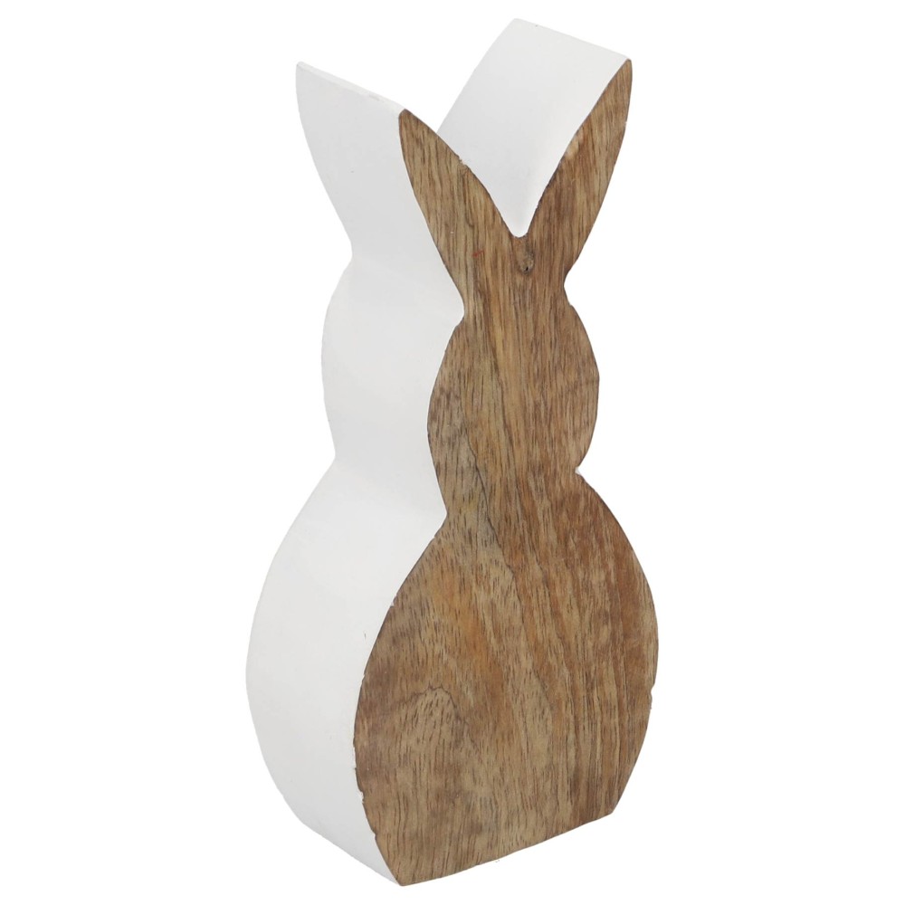 Hare wood white 18 cm