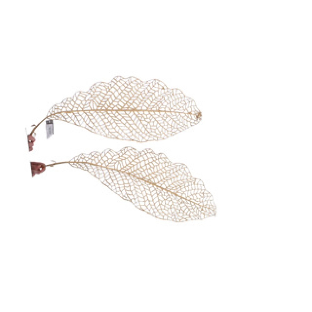 Kunstblad Leaf spray goud 113cm