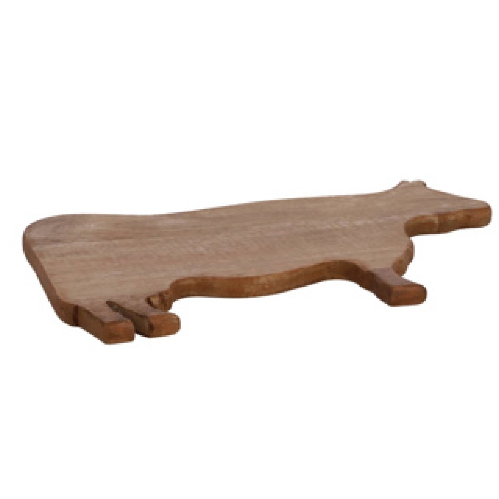 Borrelplank koe naturel mango 41x26x1,6 cm