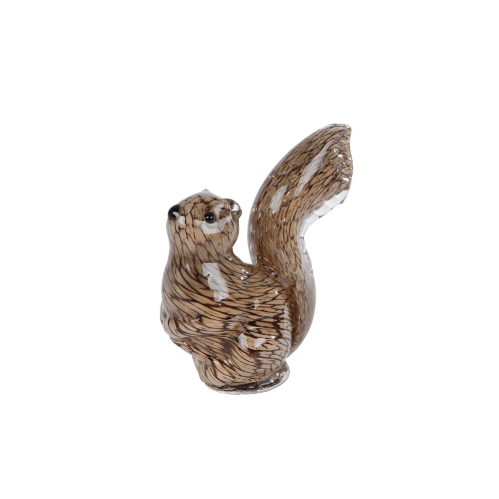 Sculptuur eekhoorn 13,5x7,5x17,5cm