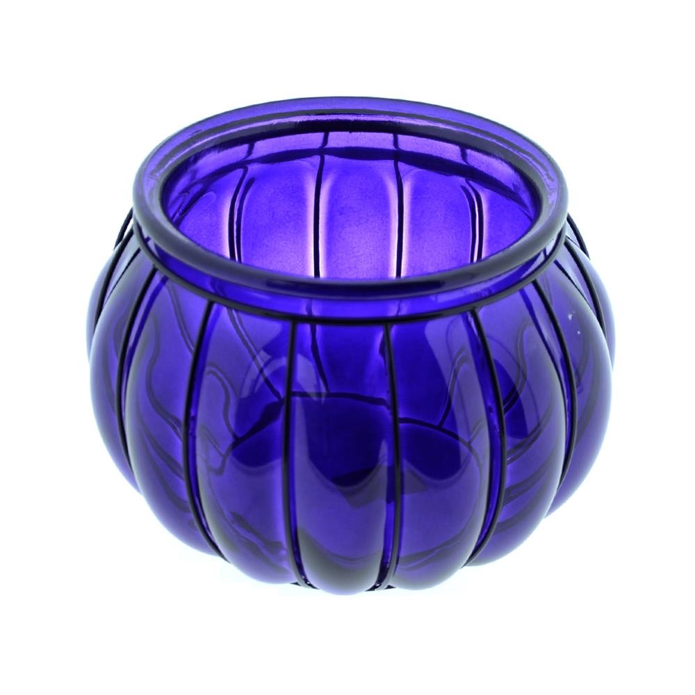Vase with metal frame 30 Purple cm
